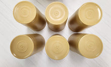 Load image into Gallery viewer, SET Tupperware Almond Harvest Pitcher 800-6 &amp; Six Cups
