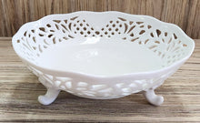 Load image into Gallery viewer, Vintage Schumann Porcelain Reticulated Footed Bowl
