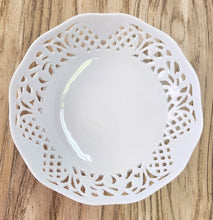 Load image into Gallery viewer, Vintage Schumann Porcelain Reticulated Footed Bowl
