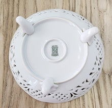 Load image into Gallery viewer, Vintage Schumann Porcelain Reticulated Footed Bowl
