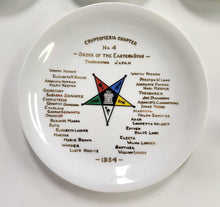 Load image into Gallery viewer, SET Order of the Eastern Star Japan Demitasse Cups, Saucers, Plate
