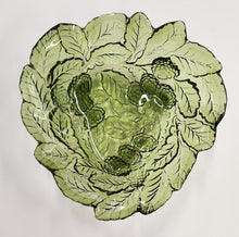Load image into Gallery viewer, Vintage Indiana Glass Loganberry Green Bowl
