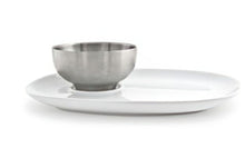 Load image into Gallery viewer, Front of the House Oval Harmony Plate with Well DAP058WHP21
