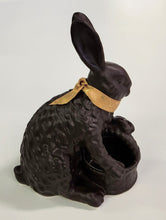 Load image into Gallery viewer, Ceramic Chocolate Bunny with Basket
