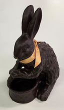 Load image into Gallery viewer, Ceramic Chocolate Bunny with Basket
