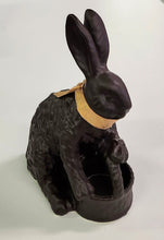 Load image into Gallery viewer, Ceramic Chocolate Bunny with Basket
