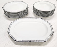 Load image into Gallery viewer, SET 17-Pc Studio Nova Y0031 Synthesis Dinner Plates, Bowls, Platter
