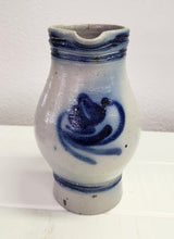 Load image into Gallery viewer, Hand-thrown Pottery Blue &amp; Gray Pitcher
