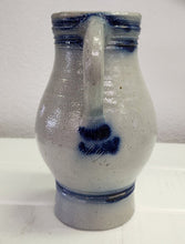 Load image into Gallery viewer, Hand-thrown Pottery Blue &amp; Gray Pitcher
