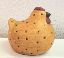 Load image into Gallery viewer, Polka Dotted Pottery Chicken
