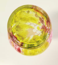 Load image into Gallery viewer, Vintage Art Glass Ribbon Rim Vase

