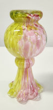 Load image into Gallery viewer, Vintage Art Glass Ribbon Rim Vase

