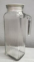 Load image into Gallery viewer, Glasslock Ribbed Glass Refrigerator Pitcher
