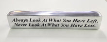 Load image into Gallery viewer, NEW Inspirational Aluminum Paperweight - Always/Never 13703
