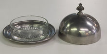 Load image into Gallery viewer, Vintage Preisner Pewter Covered Butter Dish
