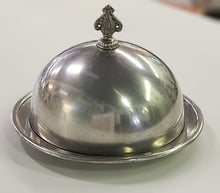 Load image into Gallery viewer, Vintage Preisner Pewter Covered Butter Dish
