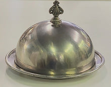 Load image into Gallery viewer, Vintage Preisner Pewter Covered Butter Dish
