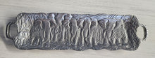 Load image into Gallery viewer, NEW Textured Aluminum Elephant Platter 2203
