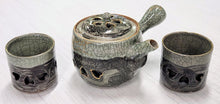 Load image into Gallery viewer, SET 3-Pc Japanese Double Wall Tea Pot and Cups
