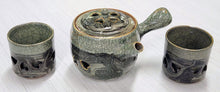 Load image into Gallery viewer, SET 3-Pc Japanese Double Wall Tea Pot and Cups
