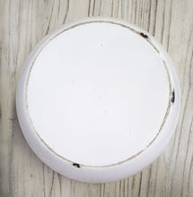 Load image into Gallery viewer, Vintage White &amp; Black Enamelware Mixing Bowl with Measurements
