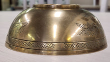 Load image into Gallery viewer, Vintage Etched Brass Bowl

