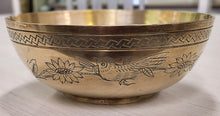 Load image into Gallery viewer, Vintage Etched Brass Bowl
