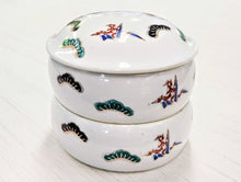 Load image into Gallery viewer, Vintage Stacked Porcelain Trinket Jars
