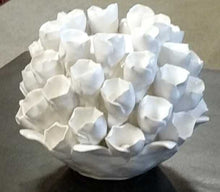 Load image into Gallery viewer, NEW Faux Coral Candle Holder - White 146-43210-9

