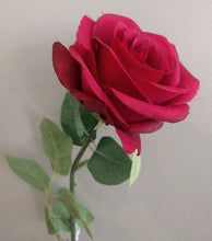 Load image into Gallery viewer, NEW Faux Floral Stem - Rose Spray, Red 4317-R
