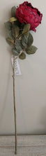 Load image into Gallery viewer, NEW Faux Floral Stem - Rose, Burgundy L707-BU
