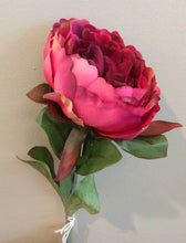 Load image into Gallery viewer, NEW Faux Floral Stem - Harvest Peony, Magenta 4205-MAG
