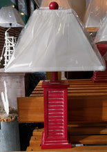 Load image into Gallery viewer, NEW Red Shutter Table Lamp
