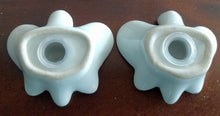 Load image into Gallery viewer, NEW Blue &amp; White Hand-Painted Butterfly Salt &amp; Pepper Set - Made in Thailand
