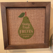 Load image into Gallery viewer, NEW 10" Vintage Grain Burlap Sack Wall Art 94492
