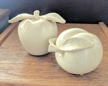 Load image into Gallery viewer, White Crackle Ceramic Apple
