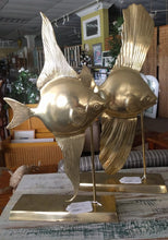Load image into Gallery viewer, 22&quot; Brass Fish on Stand
