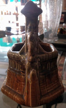Load image into Gallery viewer, 7&quot; Vintage McCoy Ceramic Wishing Well Planter
