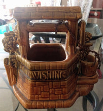 Load image into Gallery viewer, 7" Vintage McCoy Ceramic Wishing Well Planter
