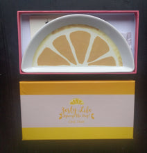 Load image into Gallery viewer, NEW 8" "Zesty Life" Tray in Box by Rosanna
