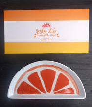 Load image into Gallery viewer, NEW 9.5" "Zesty Life" Tray in Box by Rosanna
