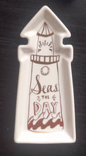 Load image into Gallery viewer, NEW Ceramic Mini Tray "Azure" Lighthouse in Box by Rosanna
