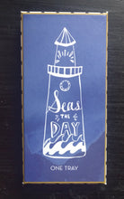 Load image into Gallery viewer, NEW Ceramic Mini Tray "Azure" Lighthouse in Box by Rosanna
