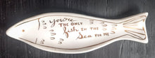 Load image into Gallery viewer, NEW Ceramic Mini Tray "Azure" Fish in Box by Rosanna
