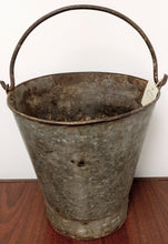 Load image into Gallery viewer, 13" Vintage Metal Bucket with Handle - India
