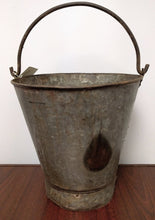 Load image into Gallery viewer, 13" Vintage Metal Bucket with Handle - India

