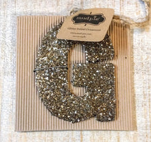 Load image into Gallery viewer, NEW 4.5" Glitter Initial Ornament "G" 4674002g
