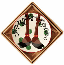 Load image into Gallery viewer, NEW 4.5" Reindeer Treats Plate
