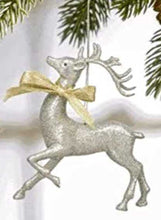 Load image into Gallery viewer, NEW Glitter Reindeer Ornament - Standing
