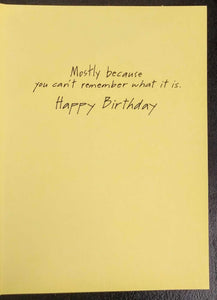 NEW Greeting Card - When you get as old as I am... - HBGEN 100-17024